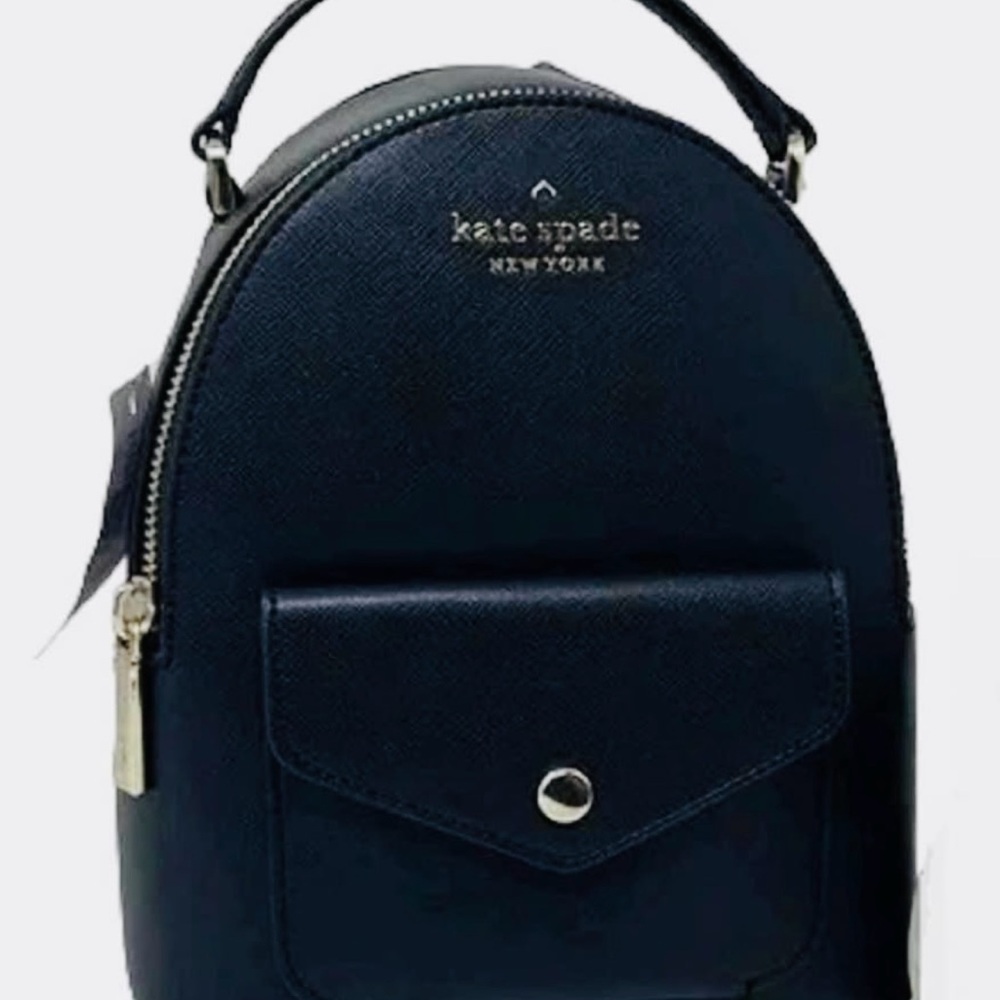 Kate Spade Black Backpack Elegant Structured Design